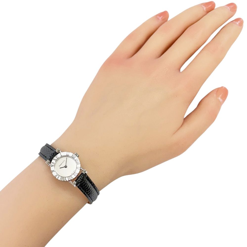 Tiffany & Co Atlas Watch 925 Sterling Silver Quartz — view 2