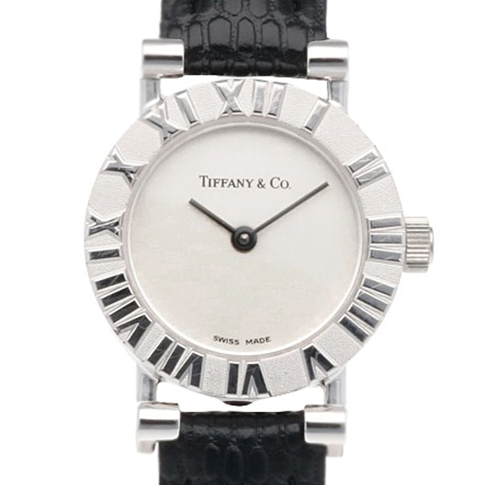 Tiffany & Co Atlas Watch 925 Sterling Silver Quartz