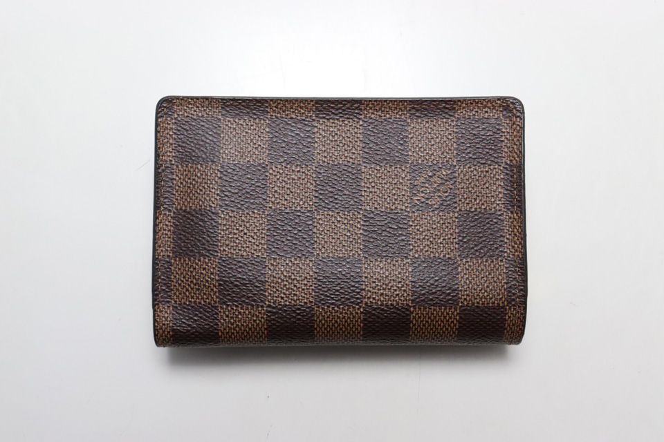 Louis Vuitton Damier Portefeuille Juliette Leather Bifold Wallet — view 2