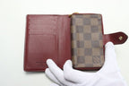 Louis Vuitton Damier Portefeuille Juliette Leather Bifold Wallet — view 5