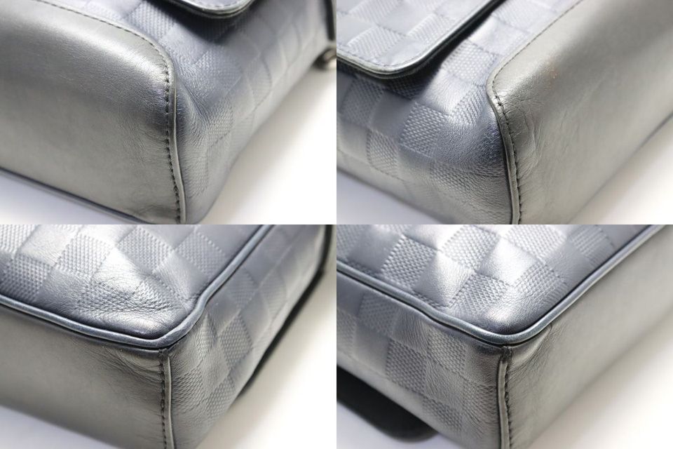 Louis Vuitton Damier Infini District PM Leather Shoulder — view 4