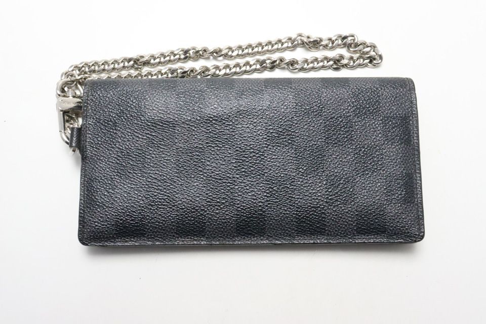 Louis Vuitton Damier Graphite Portefeuille Accordion Leather Wallet — view 2