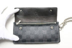 Louis Vuitton Damier Graphite Portefeuille Accordion Leather Wallet — view 4