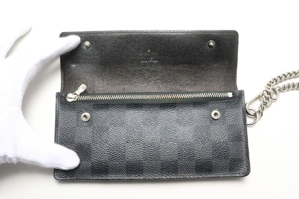 Louis Vuitton Damier Graphite Portefeuille Accordion Leather Wallet — view 4