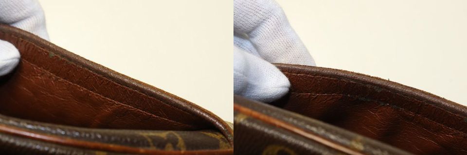 Louis Vuitton Monogram Canvas Leather Shoulder — view 9