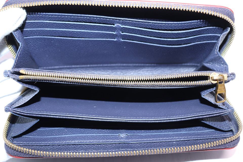 Louis Vuitton Monogram Empreinte Zippy Wallet Leather — view 5