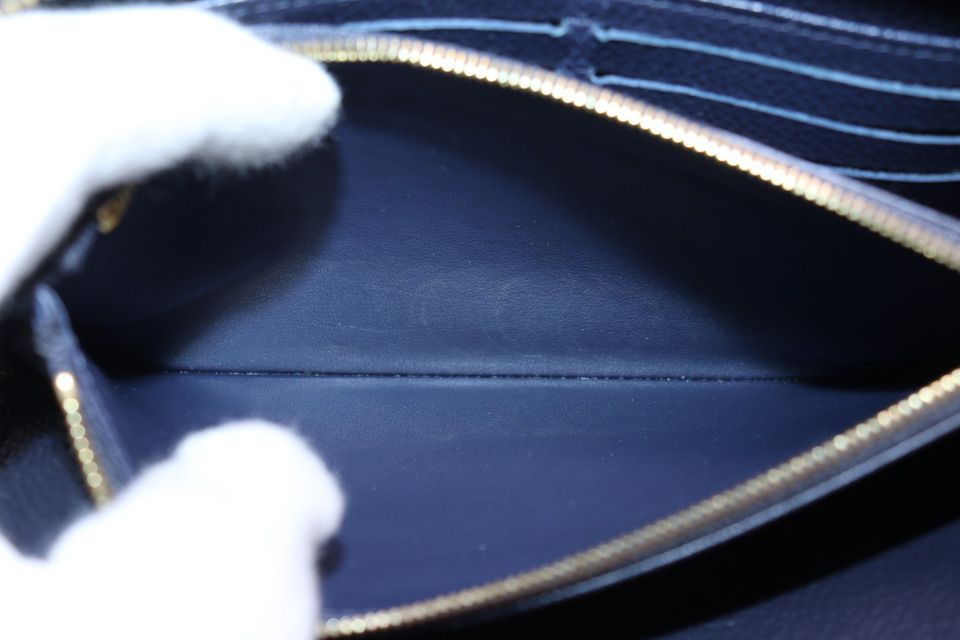 Louis Vuitton Monogram Empreinte Zippy Wallet Leather — view 7