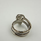 Gucci Interlocking Ring 925 Sterling Silver Vintage — view 5