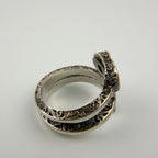 Gucci Interlocking Ring 925 Sterling Silver Vintage — view 6