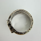 Gucci Interlocking Ring 925 Sterling Silver Vintage — view 8