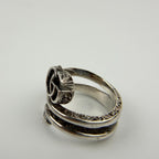 Gucci Interlocking Ring 925 Sterling Silver Vintage — view 4