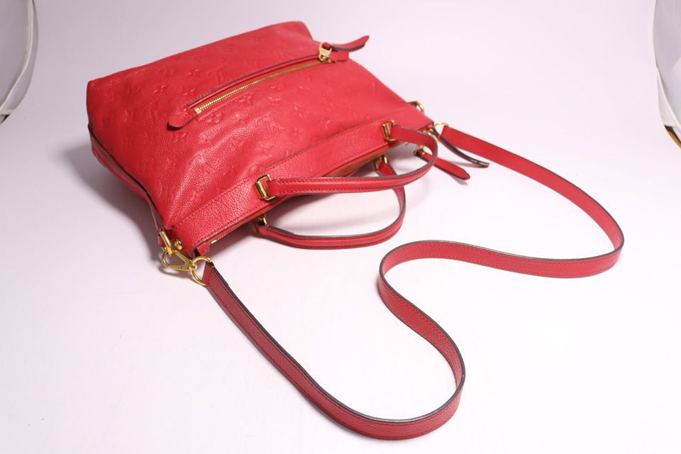 Louis Vuitton Monogram Empreinte Bastille MM Leather Shoulder — view 5