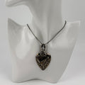 Gucci Heart Charm Necklace 925 Sterling Silver Vintage
