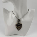 Gucci Heart Charm Necklace 925 Sterling Silver Vintage