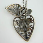 Gucci Heart Charm Necklace 925 Sterling Silver Vintage — view 5
