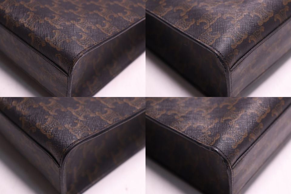Celine Triomphe Vertical Cover Leather Tote — view 4