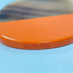 Hermes Pendant Buffalo Horn Lacquer Ishim Brown Orange — view 4