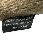 Gucci Gloves Leather Cashmere Brown — view 7