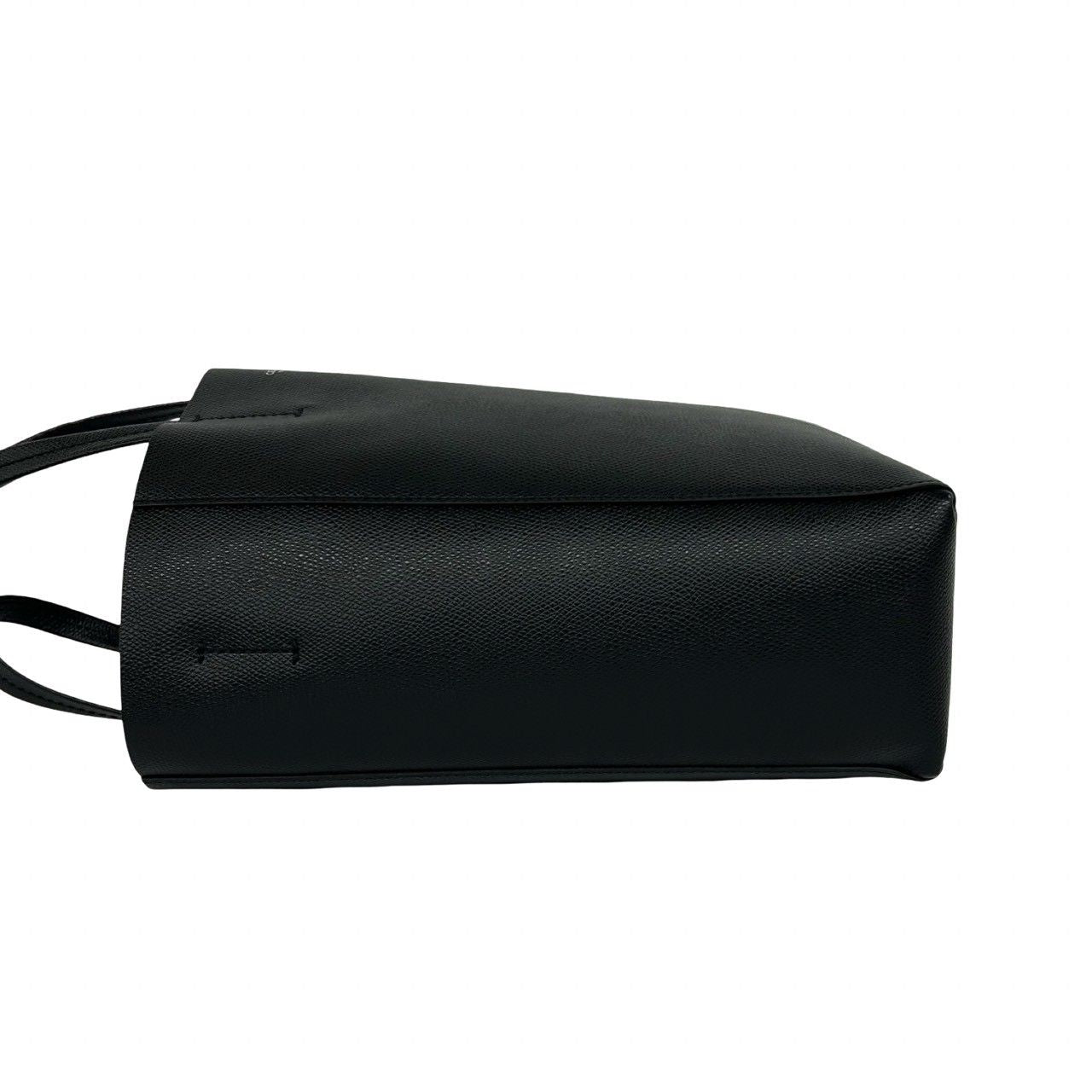 Celine Vertical Cabas Leather 2-Way Shoulder Bag Tote Black — view 5