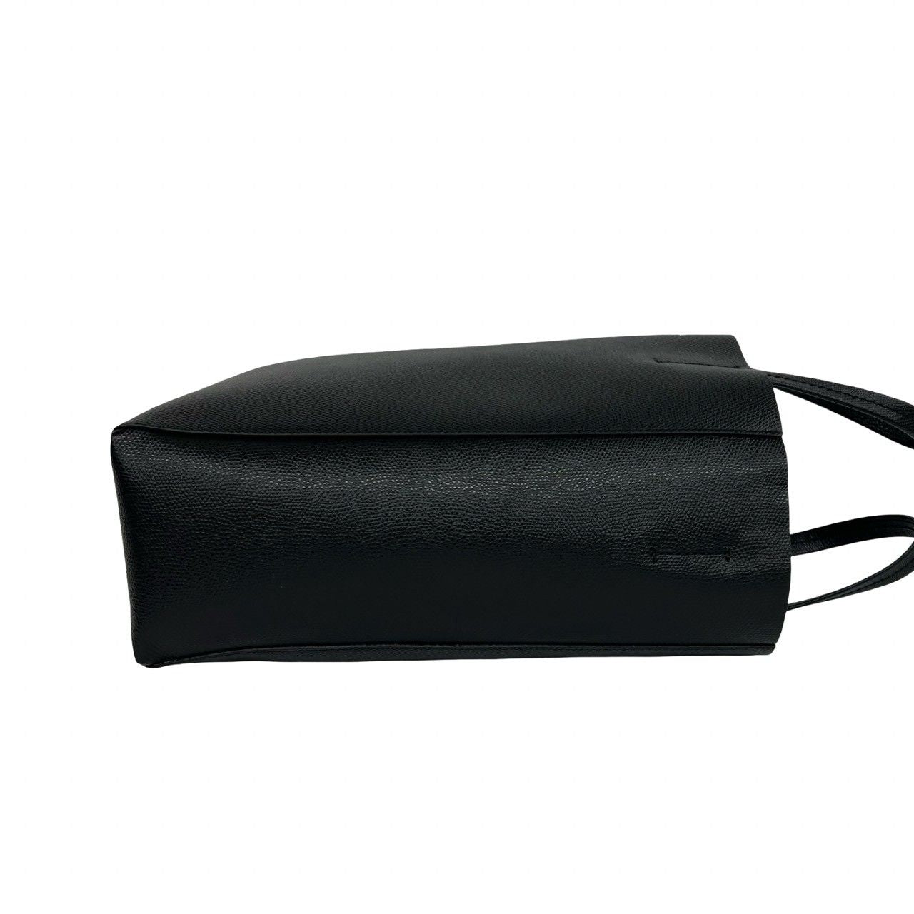 Celine Vertical Cabas Leather 2-Way Shoulder Bag Tote Black — view 6