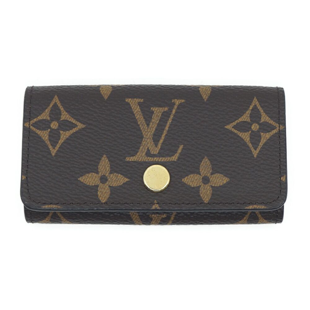 Louis Vuitton Multicles 4 Quadruple Strand Key Case Monogram Key Holder Trifold
