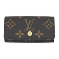 Louis Vuitton Multicles 4 Quadruple Strand Key Case Monogram Key Holder Trifold