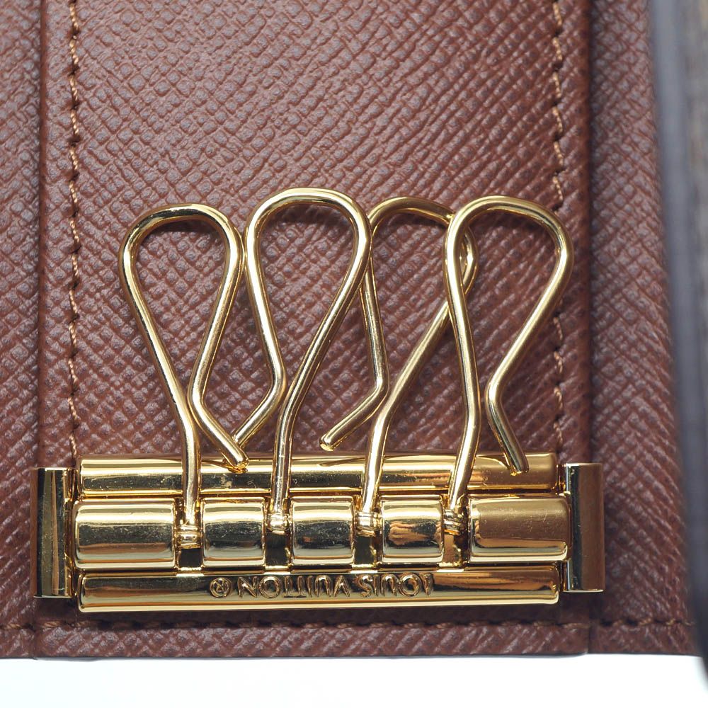 Louis Vuitton Multicles 4 Quadruple Strand Key Case Monogram Key Holder Trifold — view 8