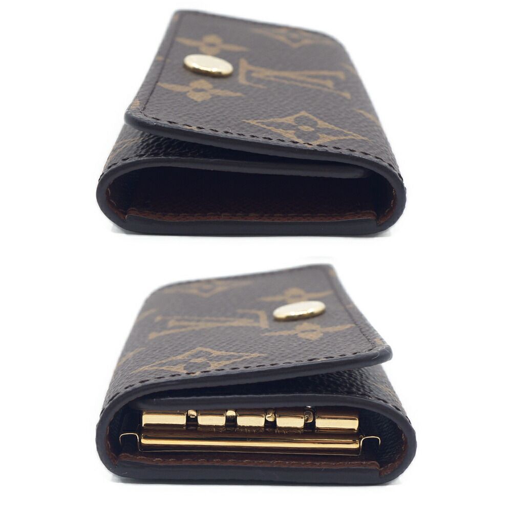 Louis Vuitton Multicles 4 Quadruple Strand Key Case Monogram Key Holder Trifold — view 4