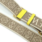 Loewe Anagram Lemon Shoulder Strap Jacquard Yellow Beige — view 6