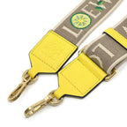 Loewe Anagram Lemon Shoulder Strap Jacquard Yellow Beige — view 2