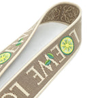 Loewe Anagram Lemon Shoulder Strap Jacquard Yellow Beige — view 4