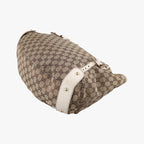 Gucci Pelham Hobo Brown White Canvas Leather — view 6
