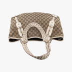 Gucci Pelham Hobo Brown White Canvas Leather — view 8