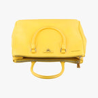 Prada Galleria Yellow Saffiano Leather 25 Shoulder — view 8