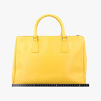 Prada Galleria Yellow Saffiano Leather 25 Shoulder — view 2