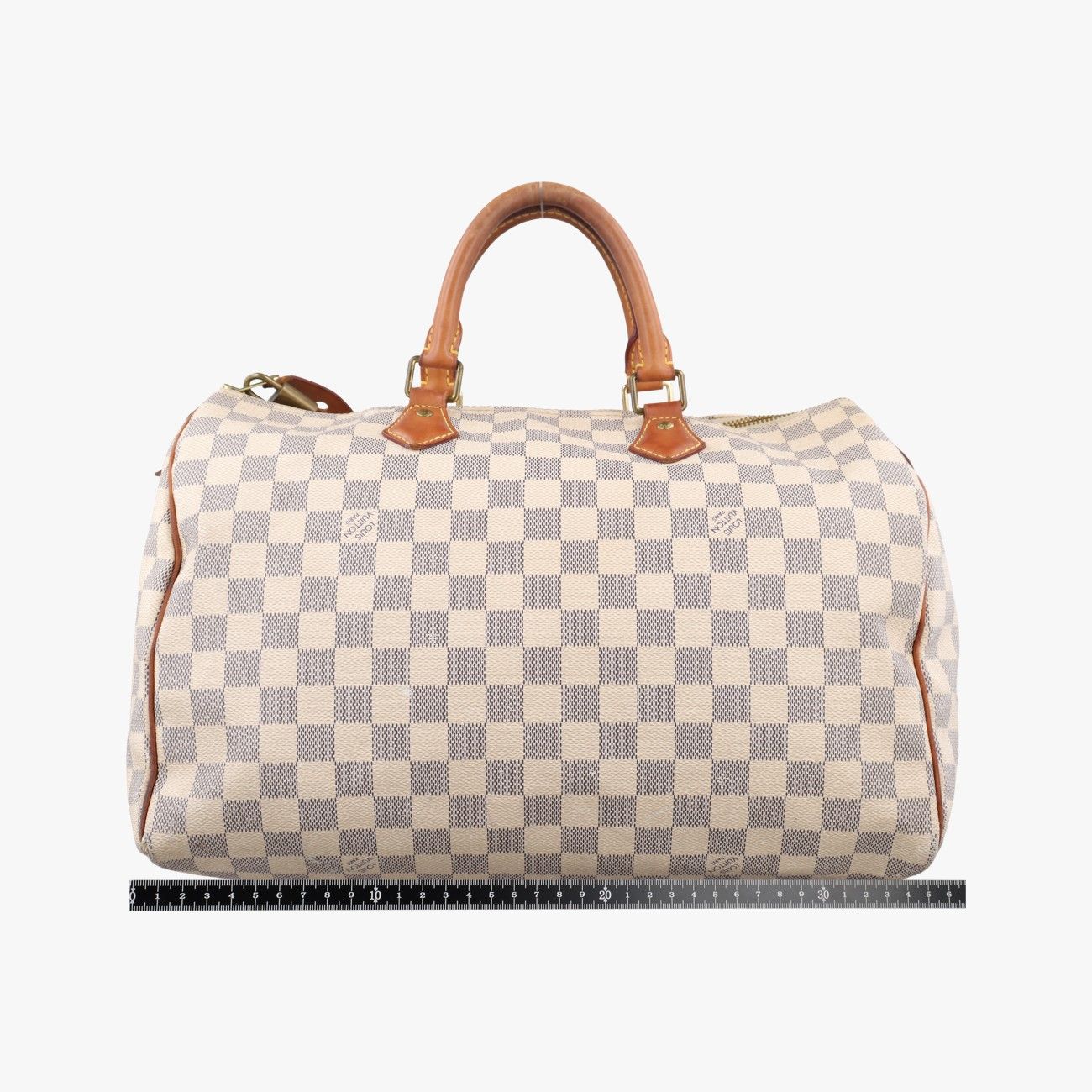 Louis Vuitton Speedy 35 Azur Damier Canvas Handbag — view 2