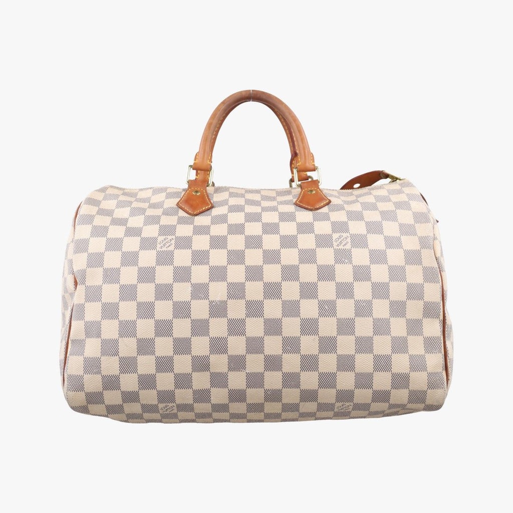 Louis Vuitton Speedy 35 Azur Damier Canvas Handbag