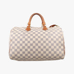 Louis Vuitton Speedy 35 Azur Damier Canvas Handbag