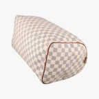 Louis Vuitton Speedy 35 Azur Damier Canvas Handbag — view 6