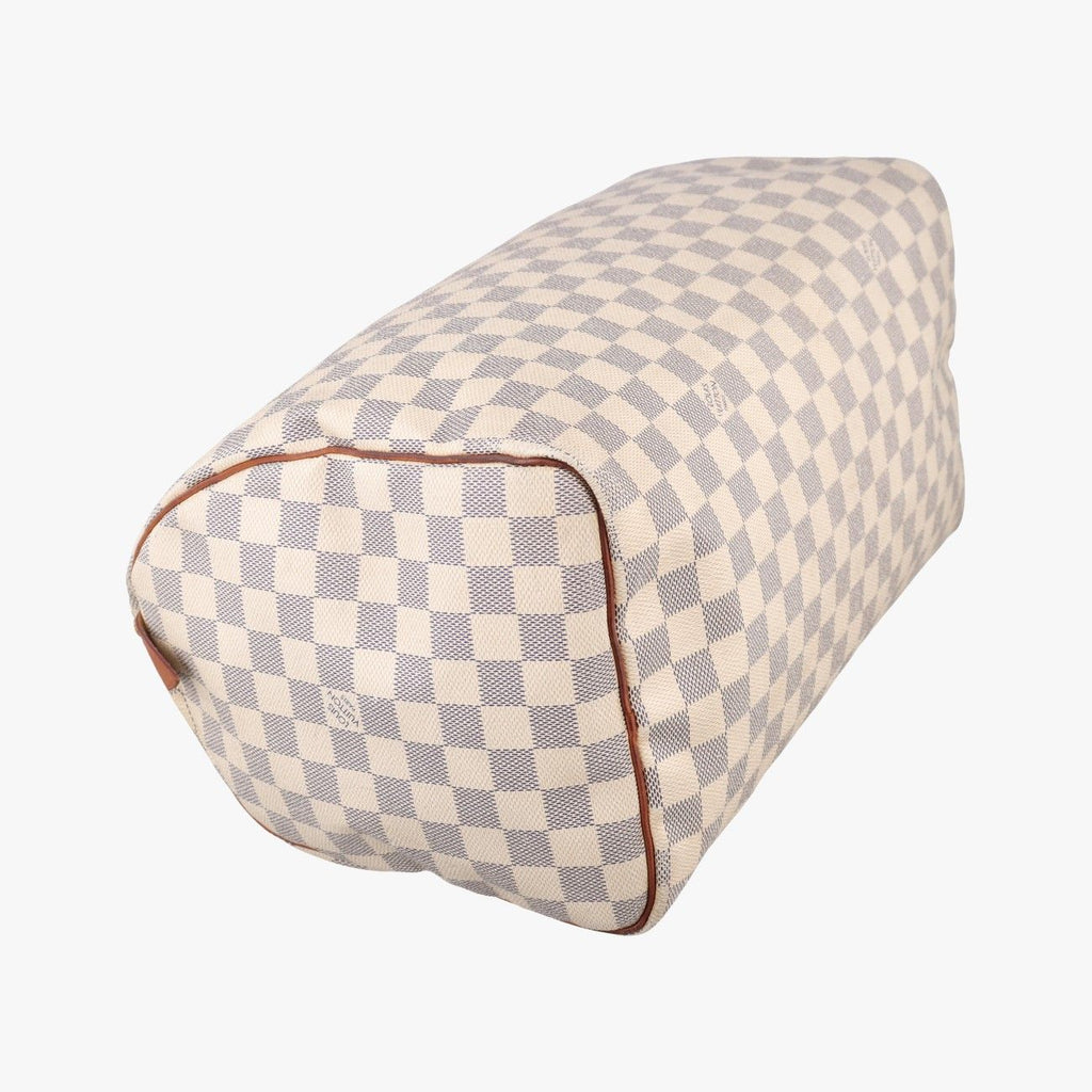 Louis Vuitton Speedy 35 Azur Damier Canvas Handbag — view 5