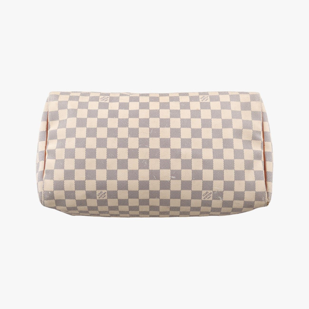 Louis Vuitton Speedy 35 Azur Damier Canvas Handbag — view 3