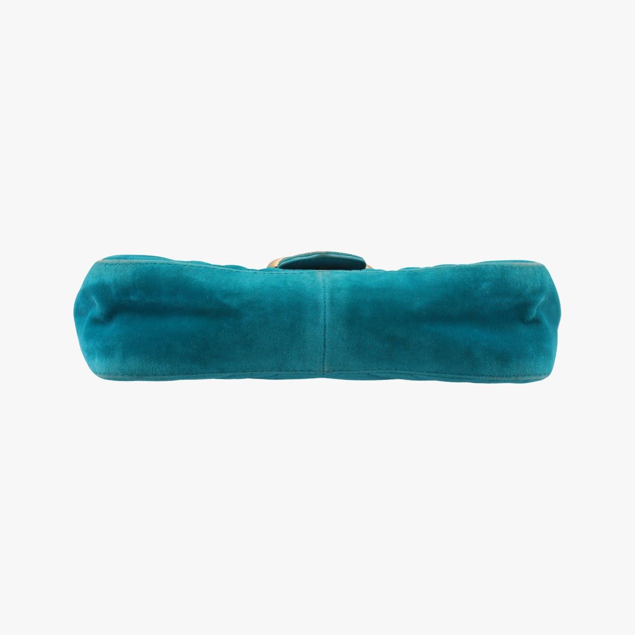 Gucci GG Marmont Blue Velour Shoulder — view 3