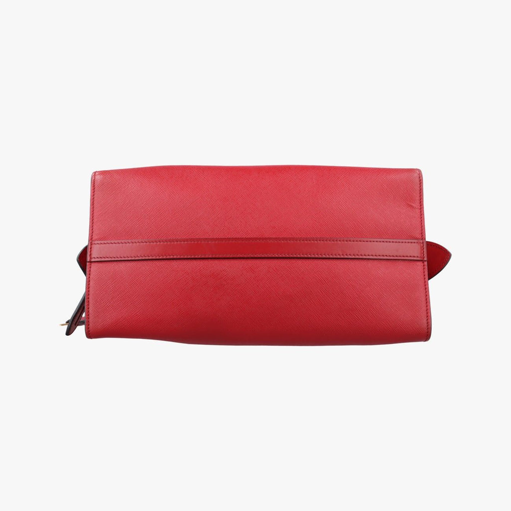 Prada Esplanade Red Saffiano Leather Handbag — view 3