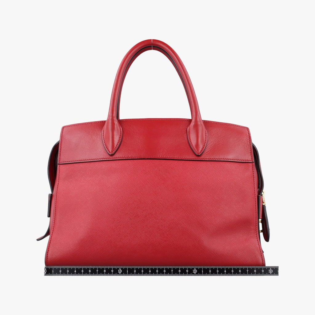 Prada Esplanade Red Saffiano Leather Handbag — view 2