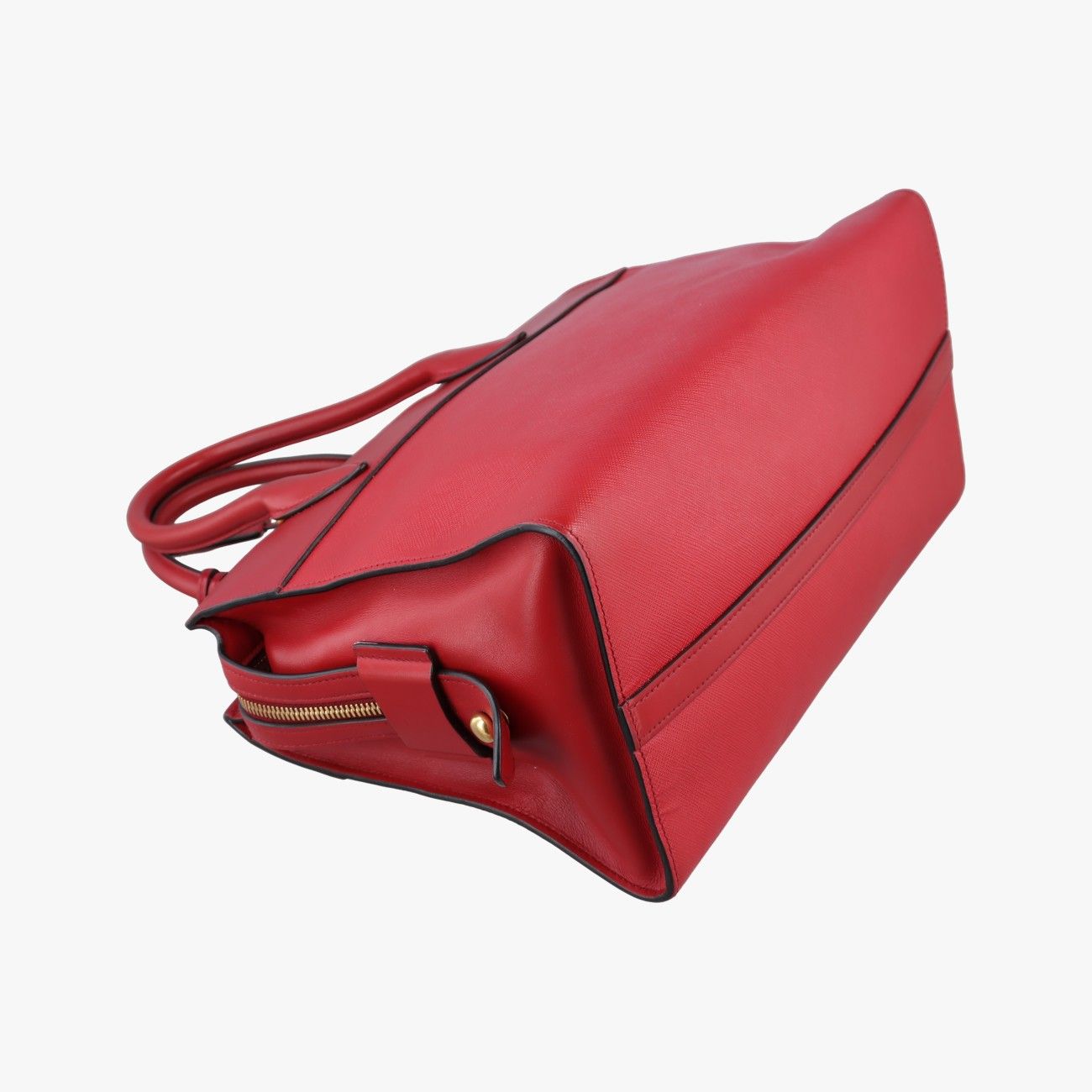 Prada Esplanade Red Saffiano Leather Handbag — view 7