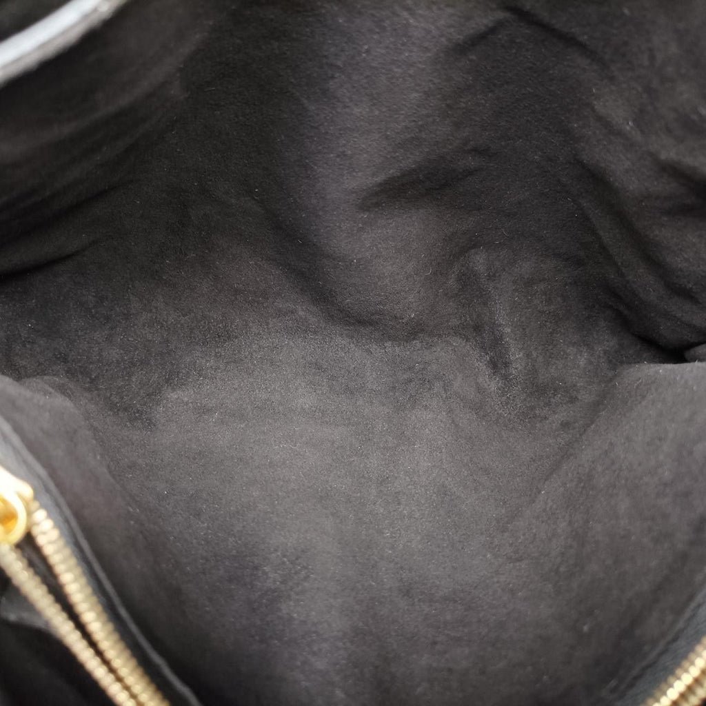 Louis Vuitton Pallas Chain Monogram Brown Noir Canvas Calf Leather Handbag — view 9