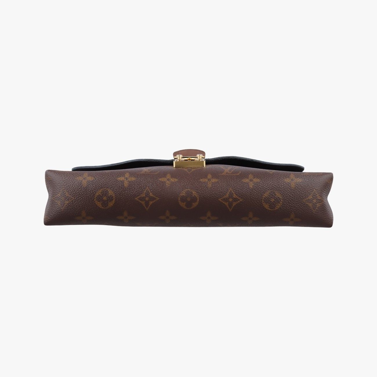 Louis Vuitton Pallas Chain Monogram Brown Noir Canvas Calf Leather Handbag — view 3