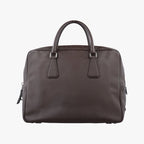 Prada Business Briefcase Brown Saffiano Leather 7 a
