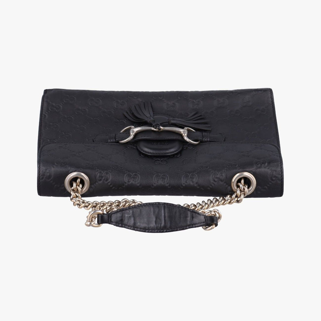 Gucci Emily Black Leather Shoulder — view 8
