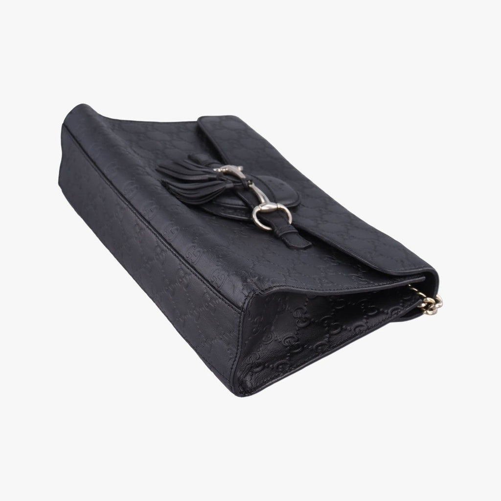 Gucci Emily Black Leather Shoulder — view 4